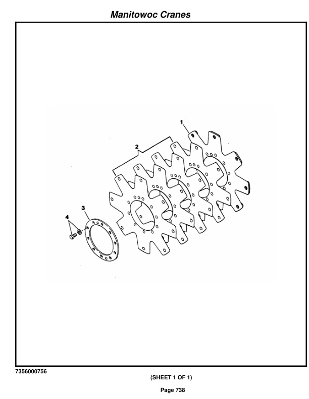 Grove RT750 Crane Parts Manual 220202 2014-3