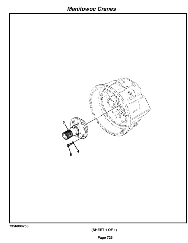 Grove RT750 Crane Parts Manual 220983 2014-3