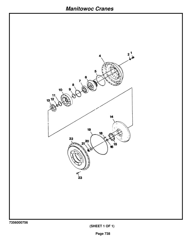 Grove RT750 Crane Parts Manual 221138 2014-3