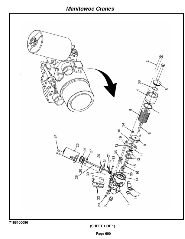 Grove RT750E Crane Parts Manual 221695 2014-3