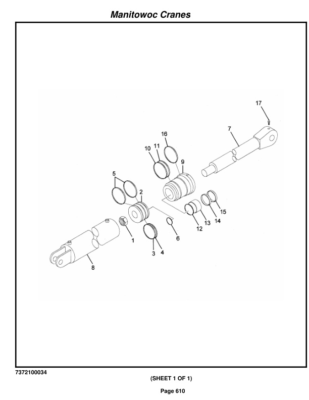 Grove RT750E Crane Parts Manual 221787 2016-3