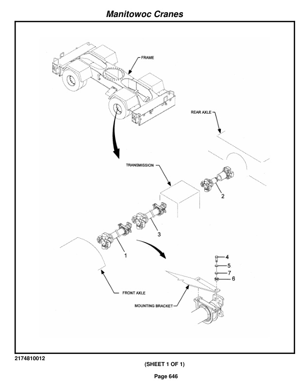 Grove RT750E Crane Parts Manual 222535 2014-3