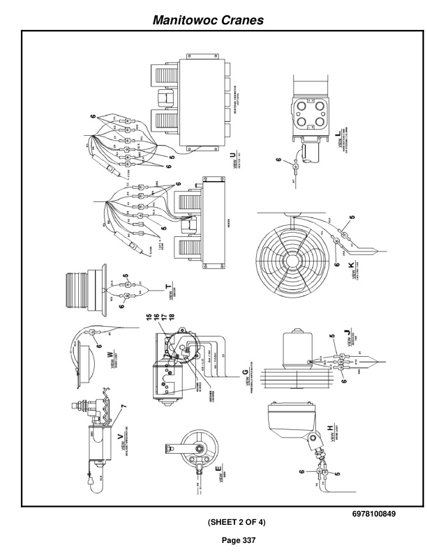 Grove RT750E Crane Parts Manual 225702 2011-2