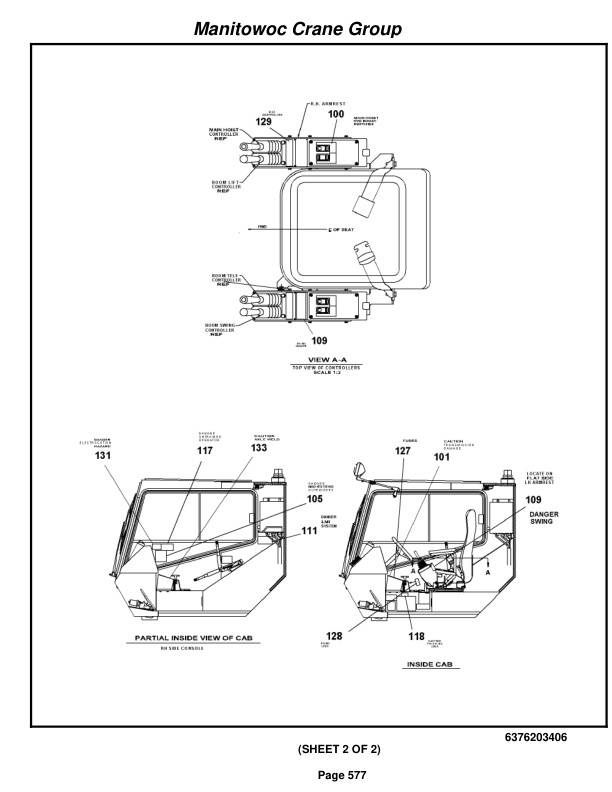 Grove RT750E Crane Parts Manual 225703 2006-3