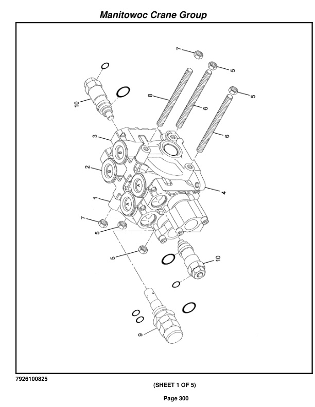 Grove RT750E Crane Parts Manual 225712 2006-2