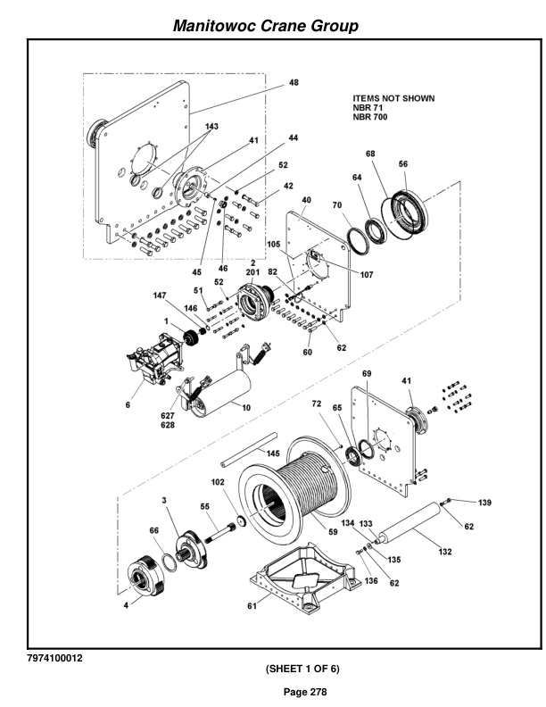 Grove RT750E Crane Parts Manual 225714 2006-2