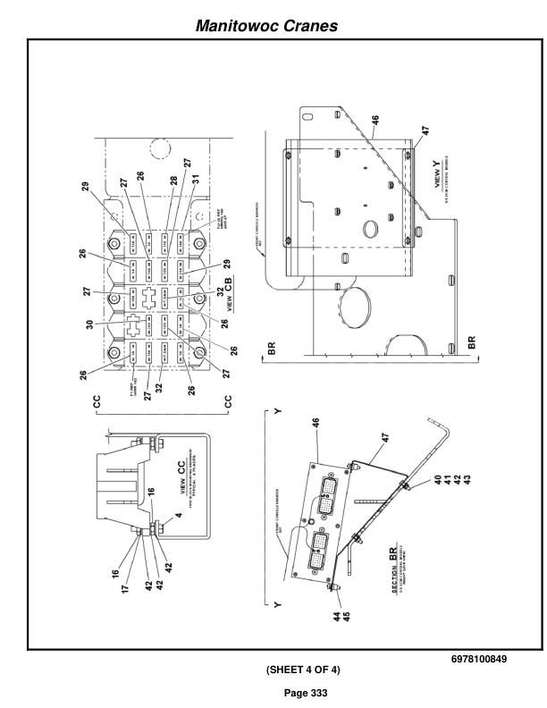 Grove RT750E Crane Parts Manual 227256 2012-2