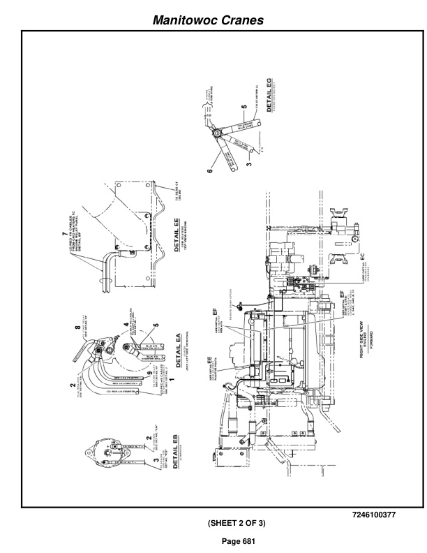 Grove RT750E Crane Parts Manual 227256 2012-3