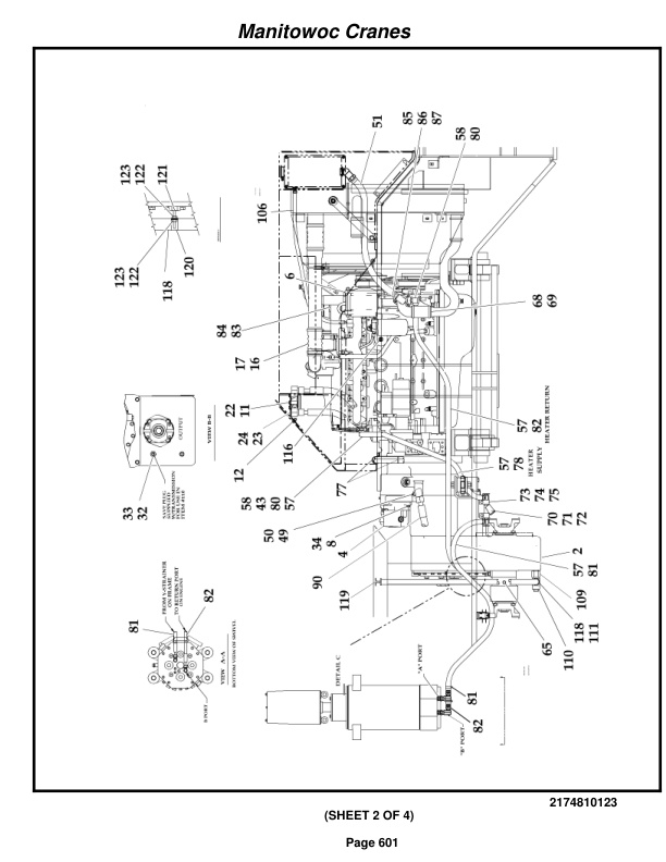 Grove RT750E Crane Parts Manual 227485 2014-3
