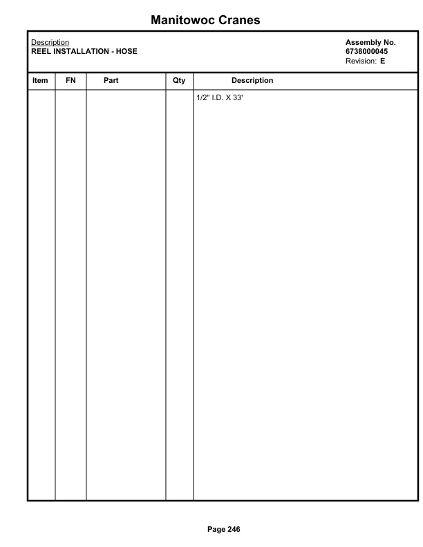 Grove RT755 Crane Parts Manual 48995 2021-2