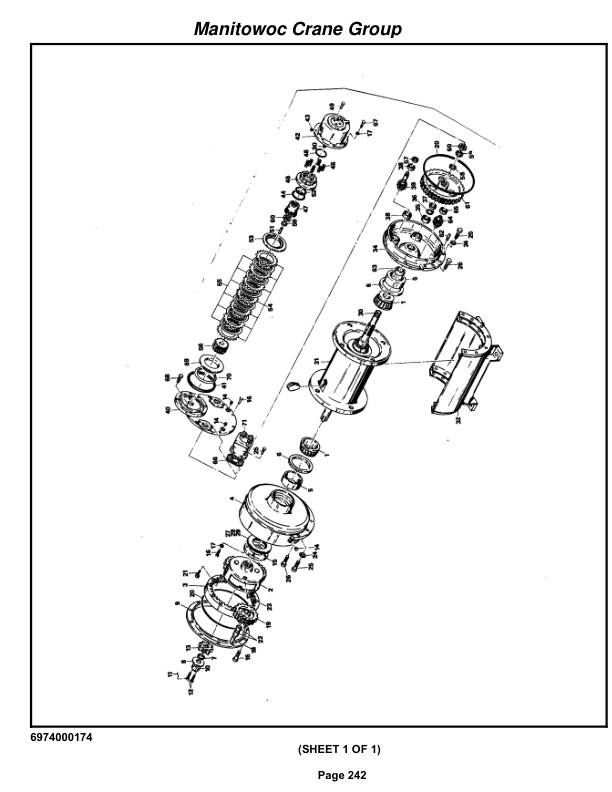 Grove RT75S Crane Parts Manual 39170 2004-2