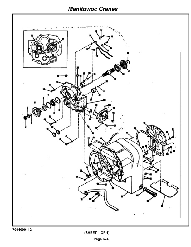 Grove RT760 Crane Parts Manual 71520 2021-3