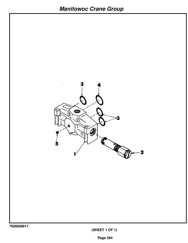 Grove RT760 Crane Parts Manual 72467 2005-2