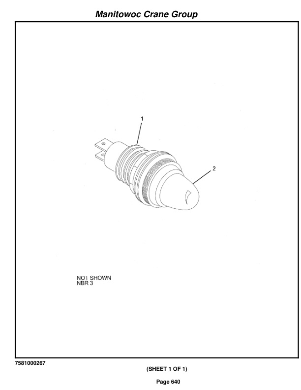 Grove RT760 Crane Parts Manual 73417 2007-3