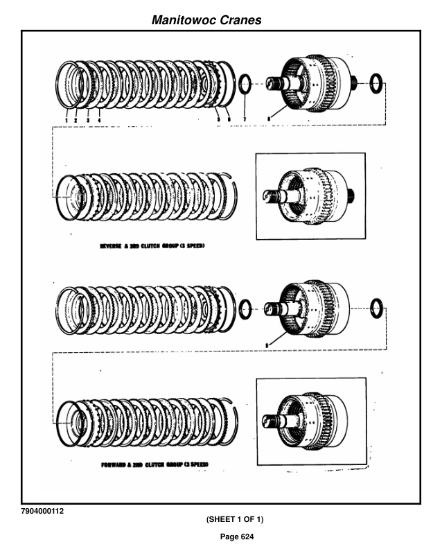 Grove RT760 Crane Parts Manual 77964 2018-3