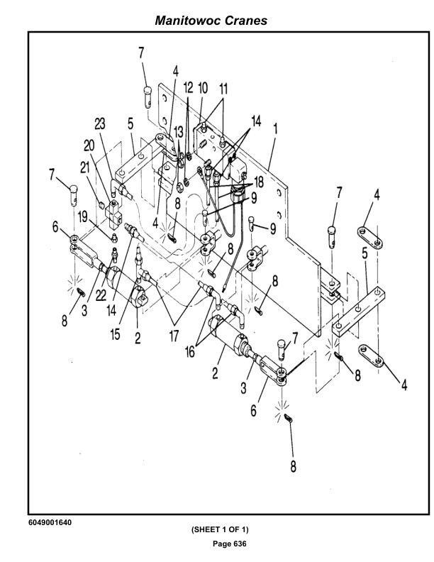 Grove RT760 Crane Parts Manual 84588 2019-3