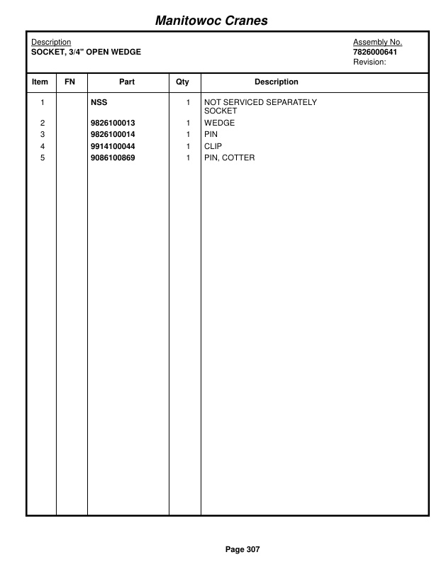 Grove RT760E Crane Parts Manual 222042 2016-2