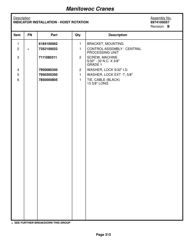 Grove RT760E Crane Parts Manual 222109 2014-2