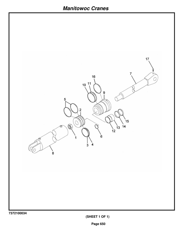 Grove RT760E Crane Parts Manual 222649 2014-3