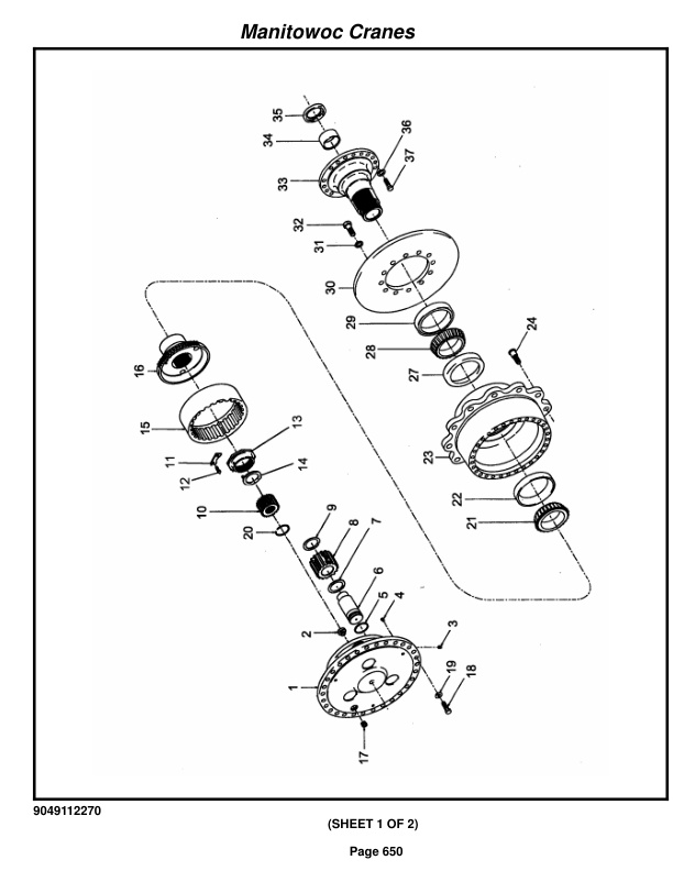 Grove RT760E Crane Parts Manual 223062 2015-3