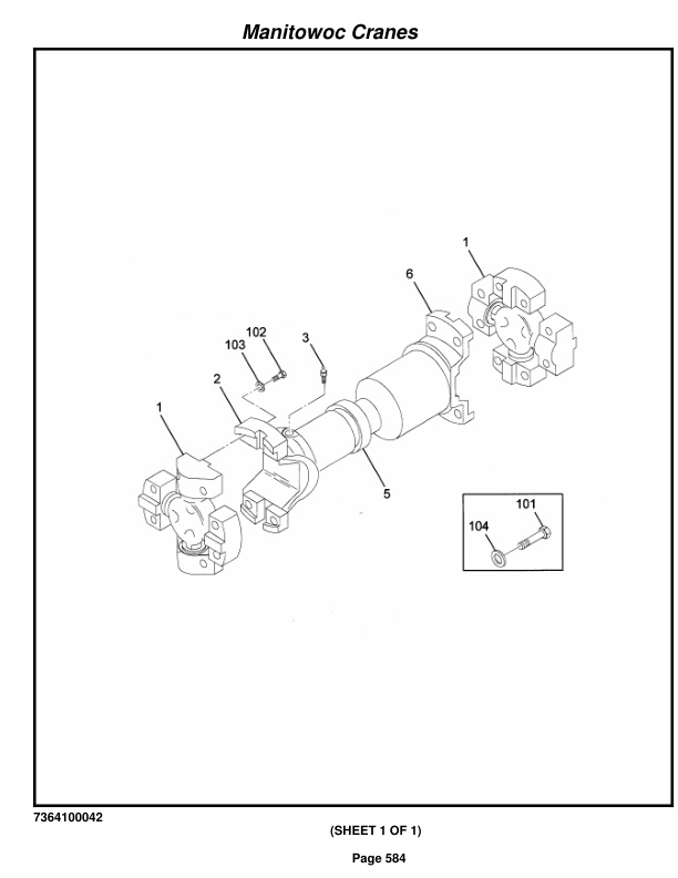 Grove RT760E Crane Parts Manual 223210 2015-3
