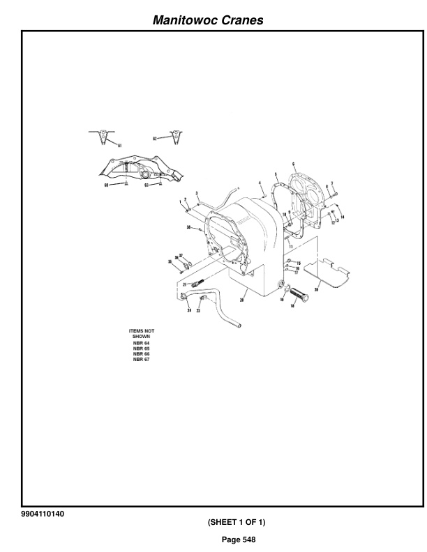 Grove RT760E Crane Parts Manual 223495 2014-3