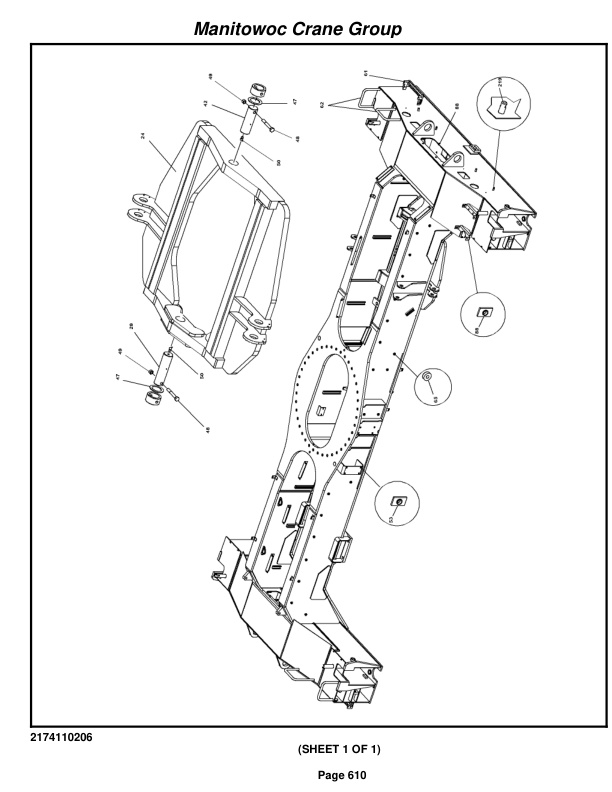 Grove RT760E Crane Parts Manual 224410 2005-3