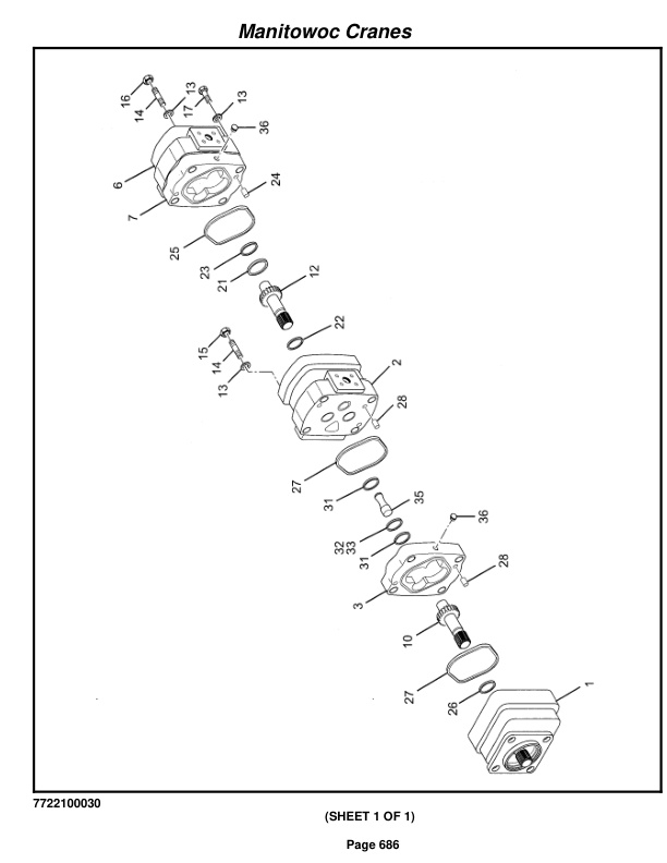 Grove RT760E Crane Parts Manual 224490 2012-3