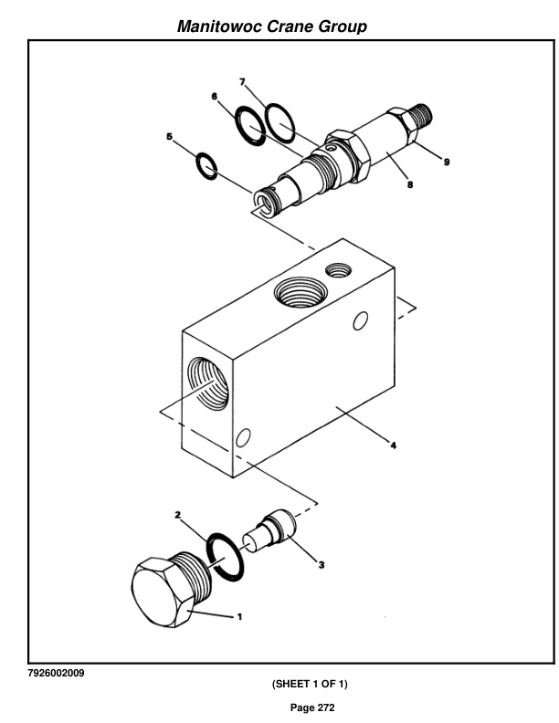 Grove RT760E Crane Parts Manual 224508 2005-2