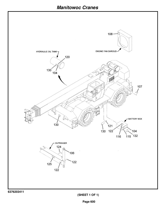 Grove RT760E Crane Parts Manual 224519 2009-3