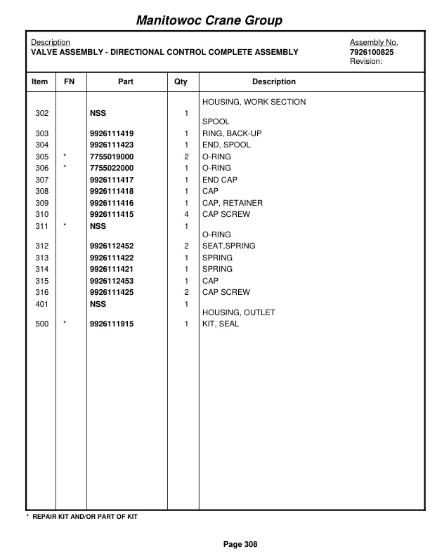 Grove RT760E Crane Parts Manual 224668 2005-2