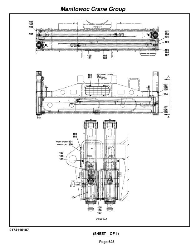 Grove RT760E Crane Parts Manual 224668 2005-3