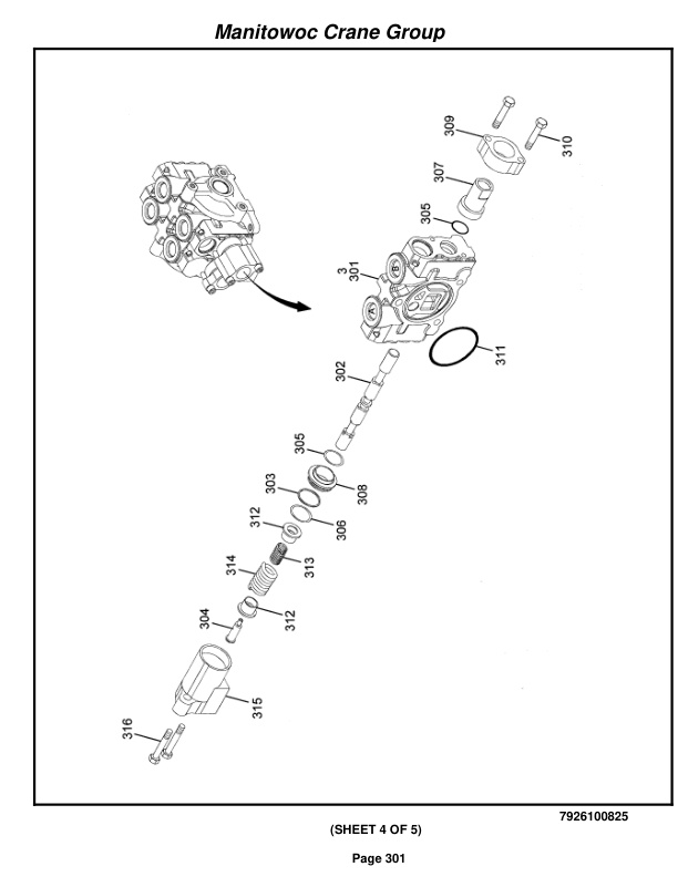 Grove RT760E Crane Parts Manual 224949 2005-2