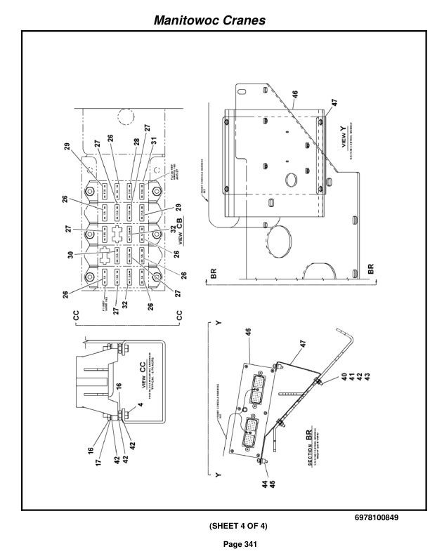 Grove RT760E Crane Parts Manual 225097 2011-2