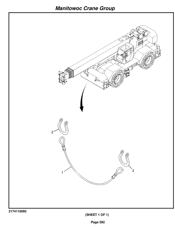 Grove RT760E Crane Parts Manual 225103 2007-3