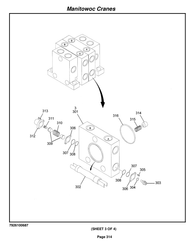 Grove RT760E Crane Parts Manual 225153 2009-2