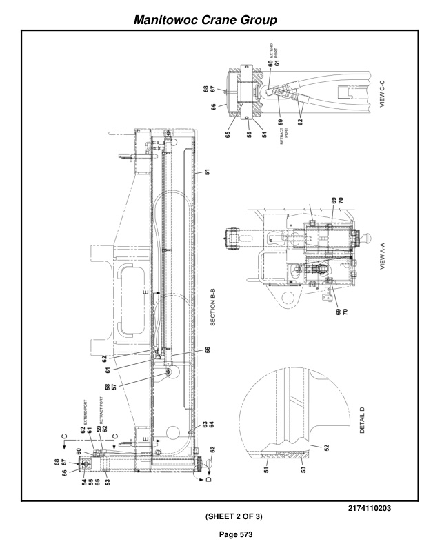 Grove RT760E Crane Parts Manual 225312 2006-3