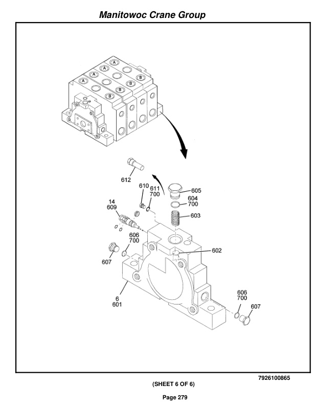 Grove RT760E Crane Parts Manual 225419 2006-2