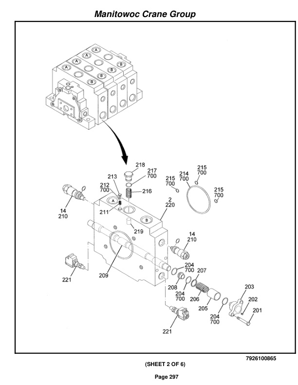 Grove RT760E Crane Parts Manual 225445 2006-2