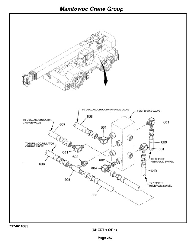 Grove RT760E Crane Parts Manual 225660 2006-2