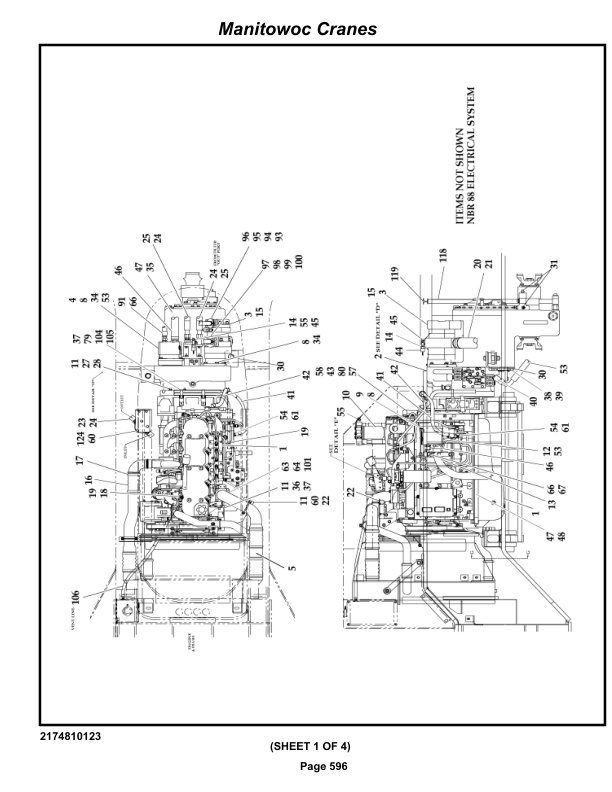 Grove RT760E Crane Parts Manual 225813 2019-3