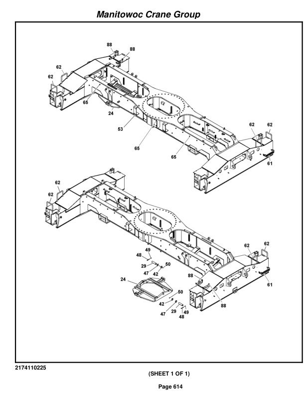 Grove RT760E Crane Parts Manual 226427 2007-3