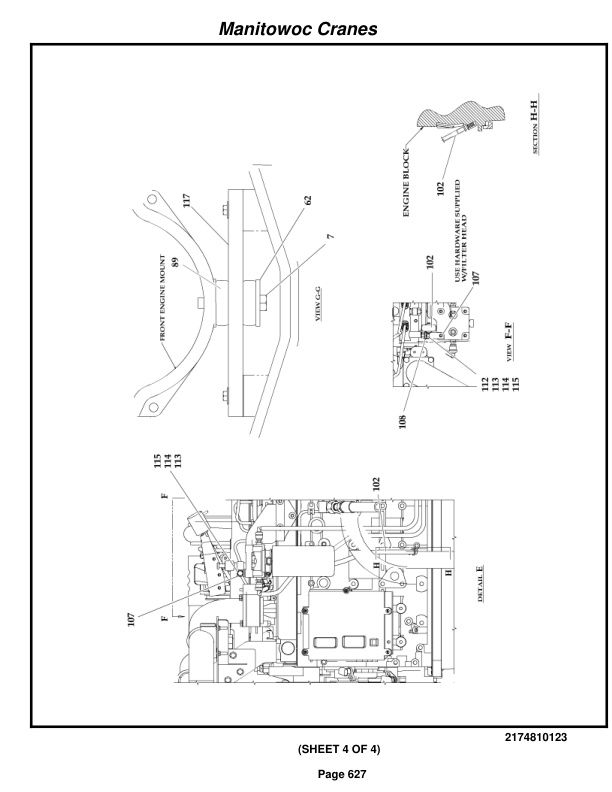 Grove RT760E Crane Parts Manual 226712 2017-3