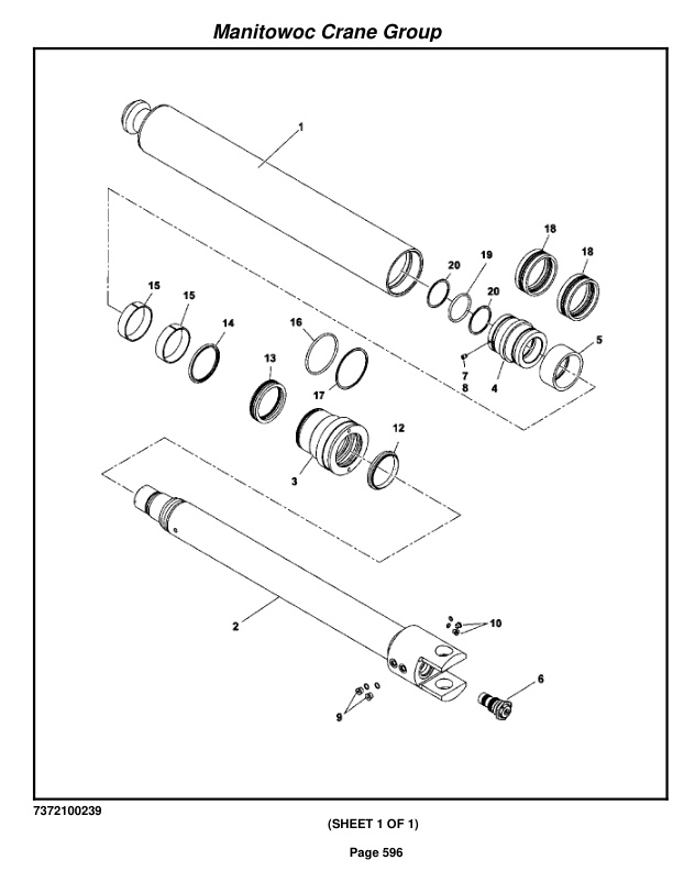 Grove RT760E Crane Parts Manual 227074 2008-3