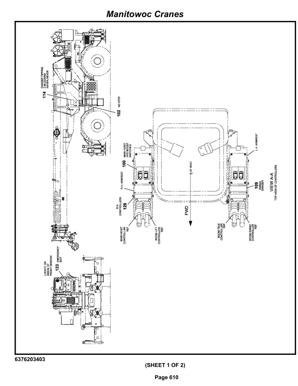 Grove RT760E Crane Parts Manual 227086 2009-3