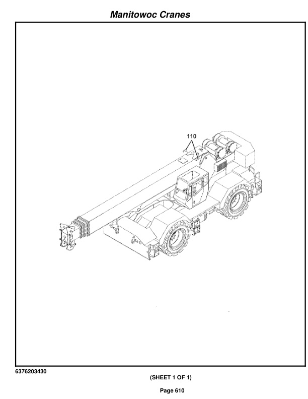 Grove RT760E Crane Parts Manual 227089 2009-3