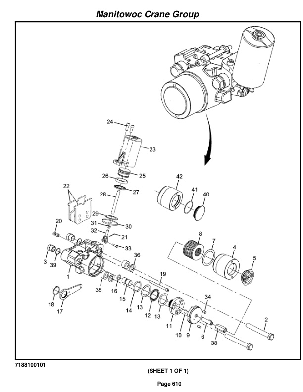 Grove RT760E Crane Parts Manual 227214 2007-3