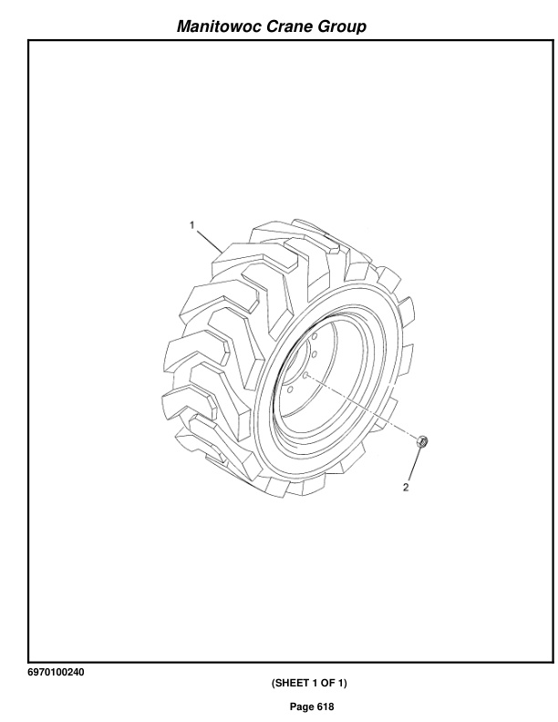 Grove RT760E Crane Parts Manual 227619 2007-3