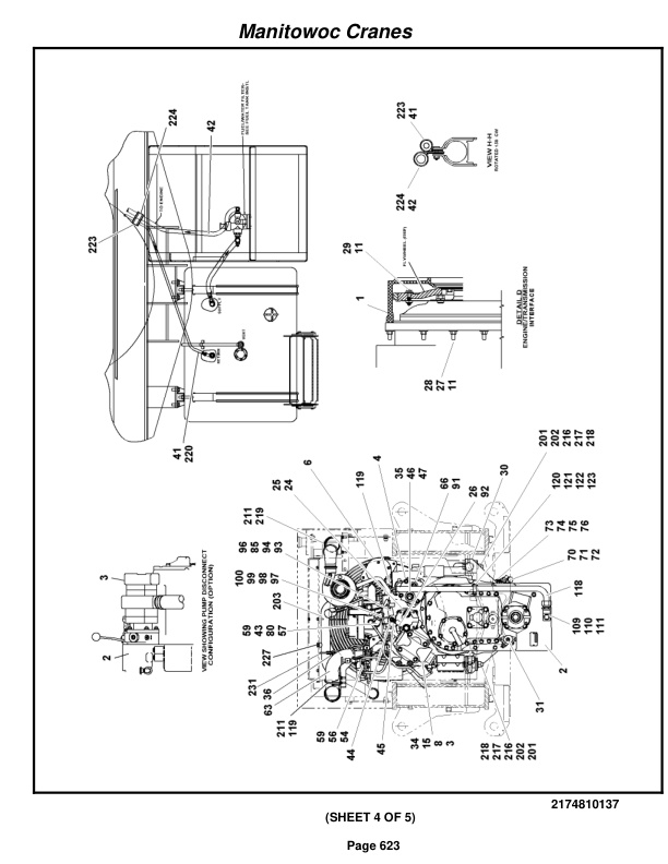 Grove RT760E Crane Parts Manual 227723 2012-3