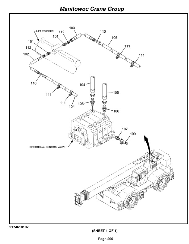 Grove RT760E Crane Parts Manual 227801 2007-2
